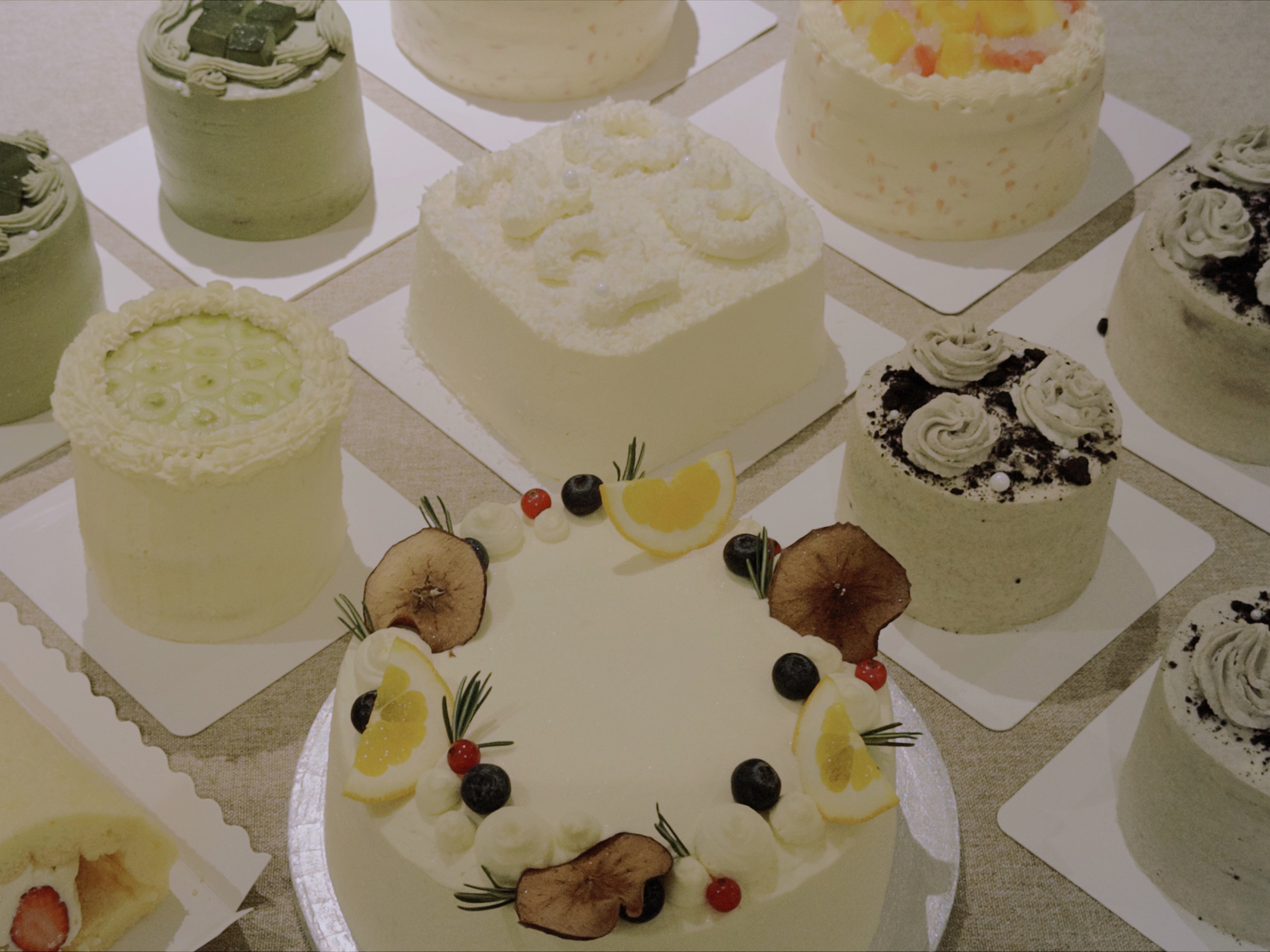 Whole chocolate and pistachio cake prepared by Usagi Patisserie