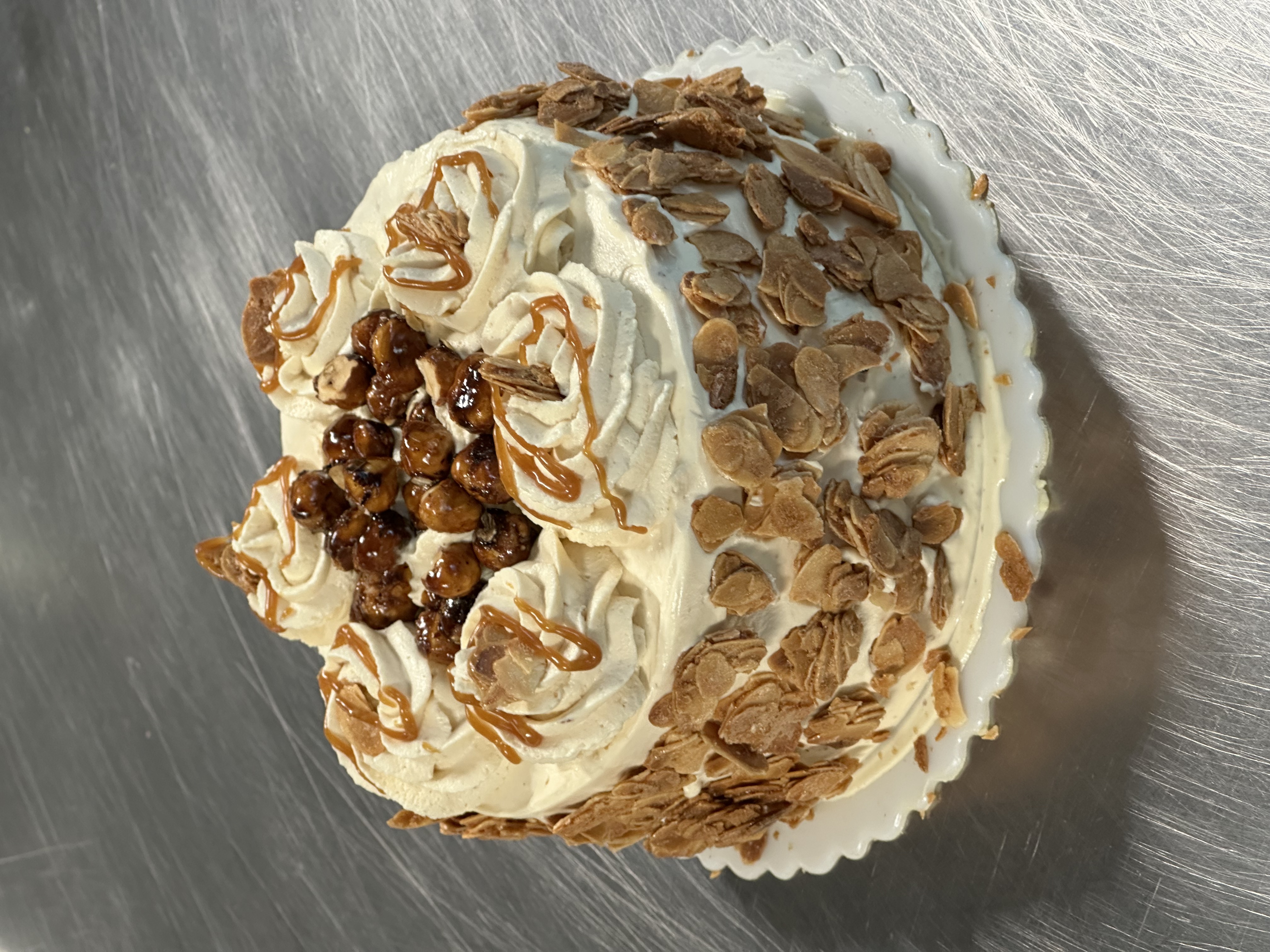 Whole Salted Caramel Hazelnut cake