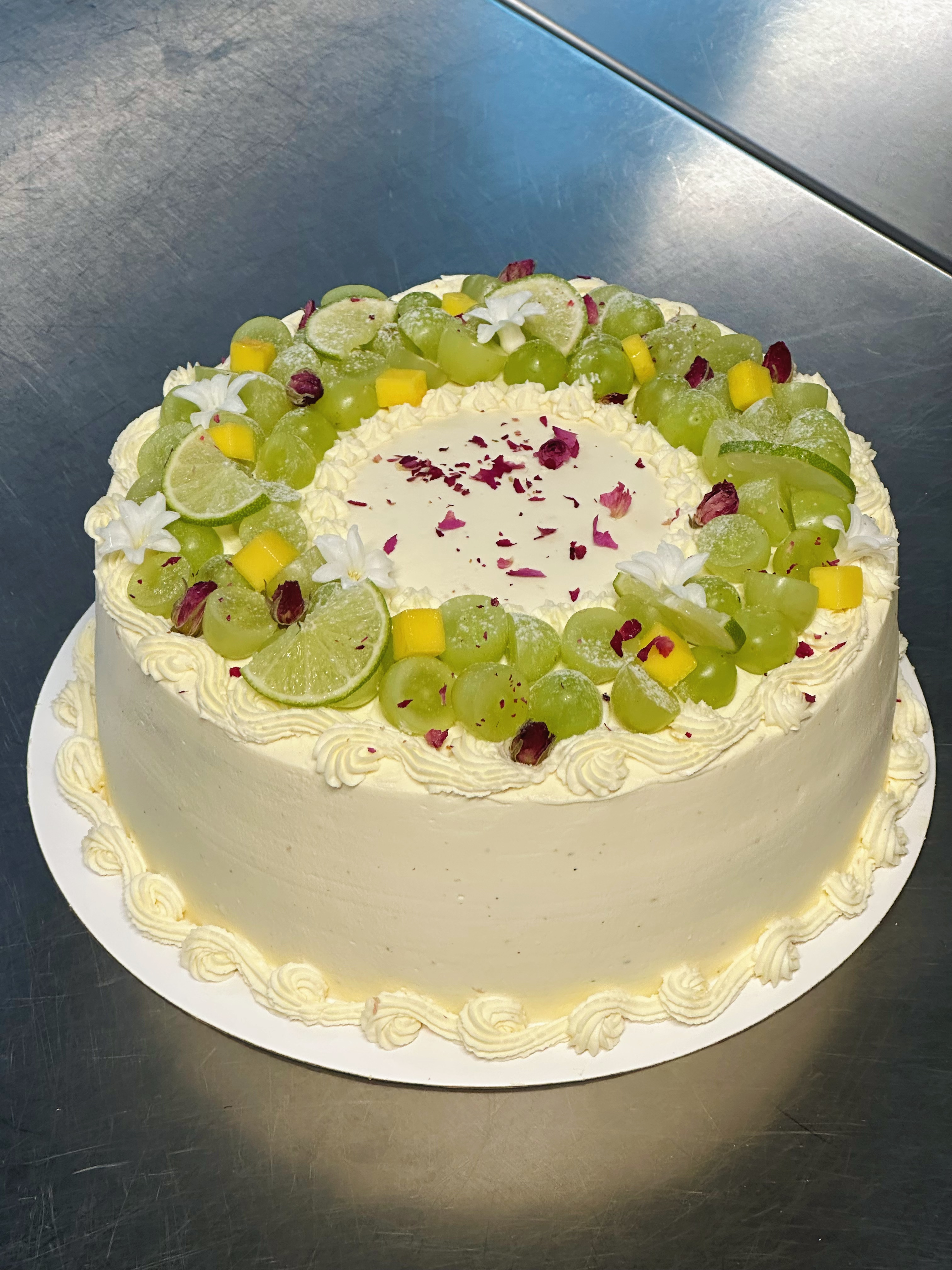 Jasmine grape custom cake