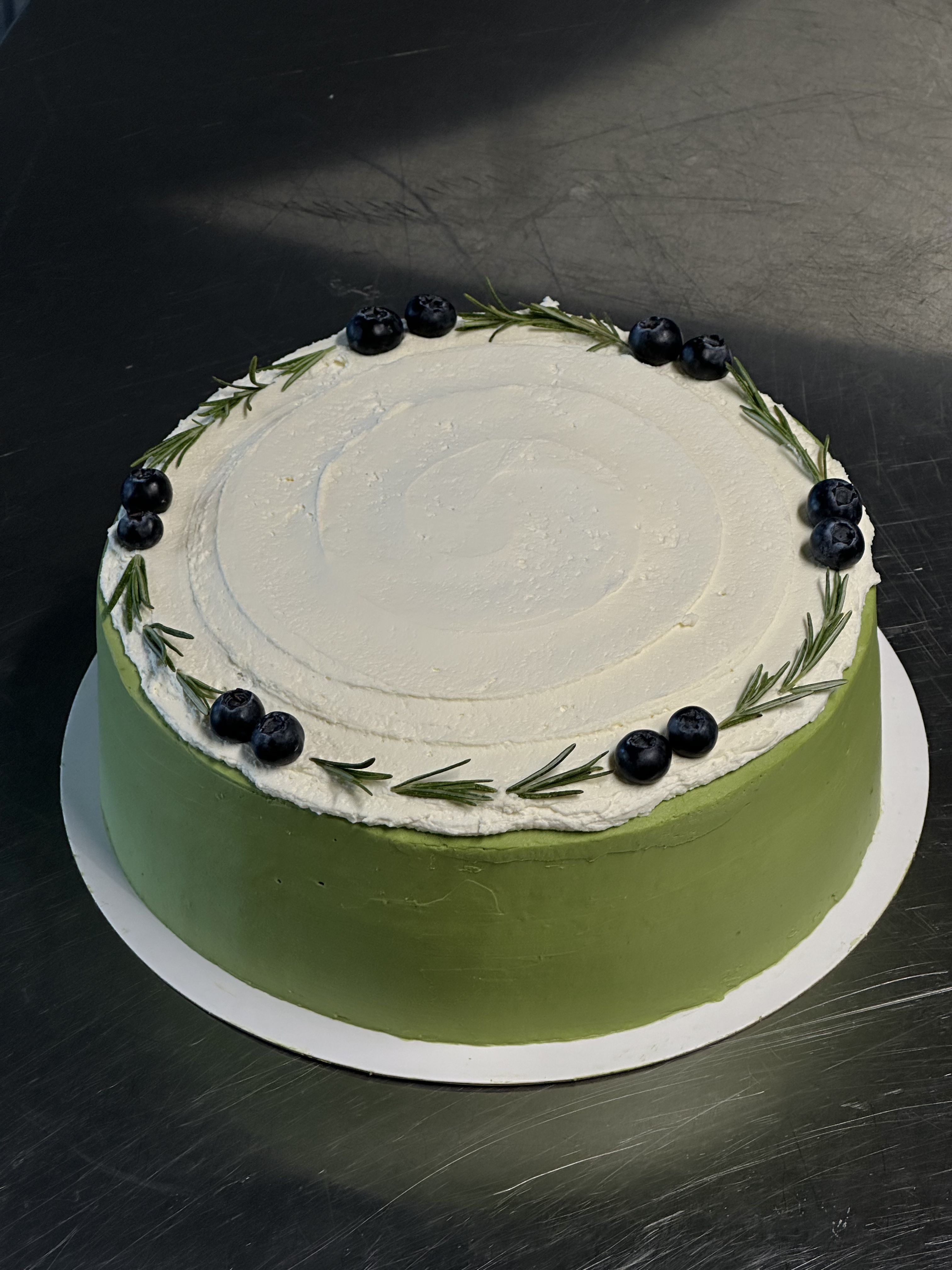 Matcha custom cake