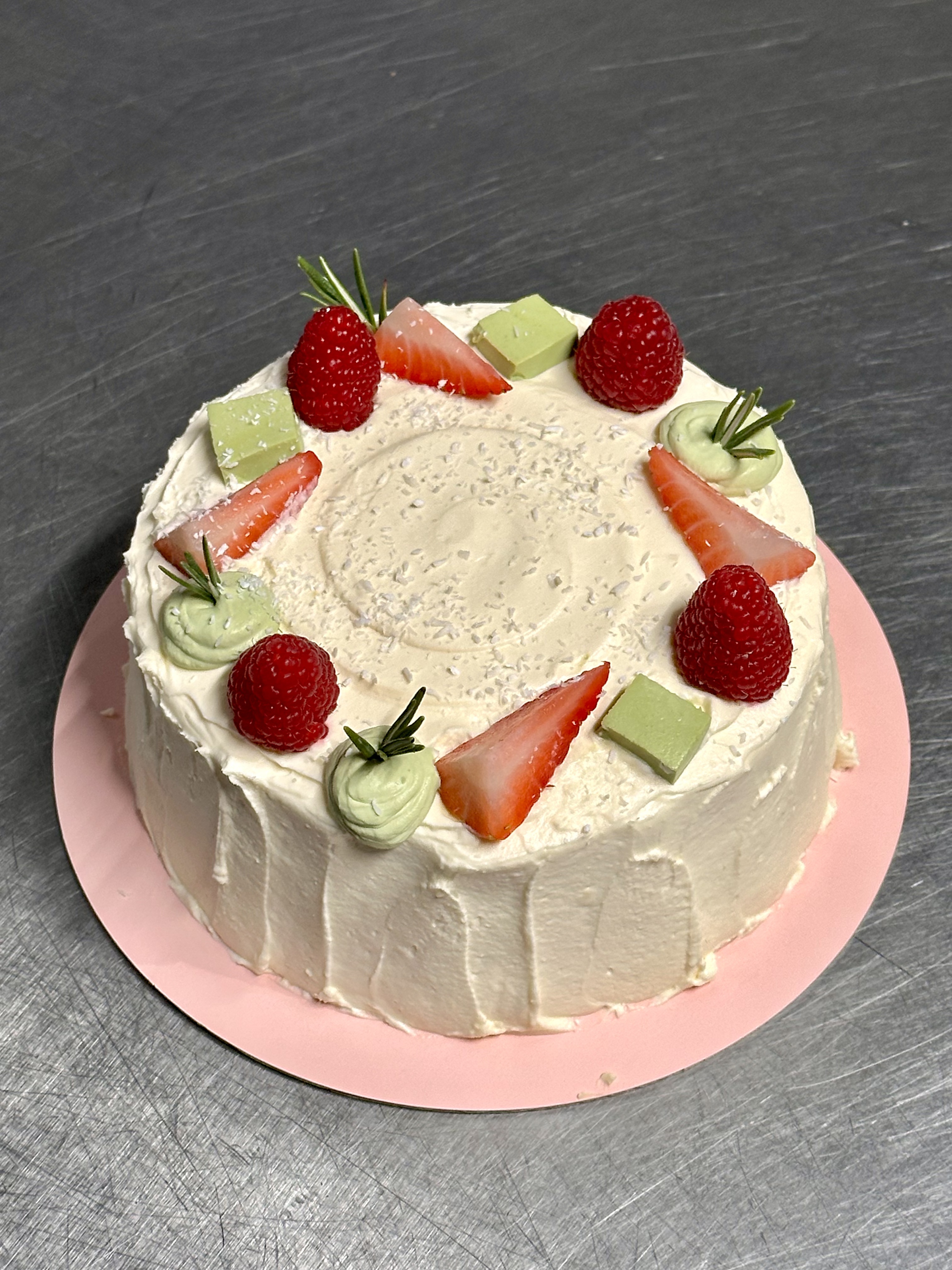 Mixed flavour custom cake