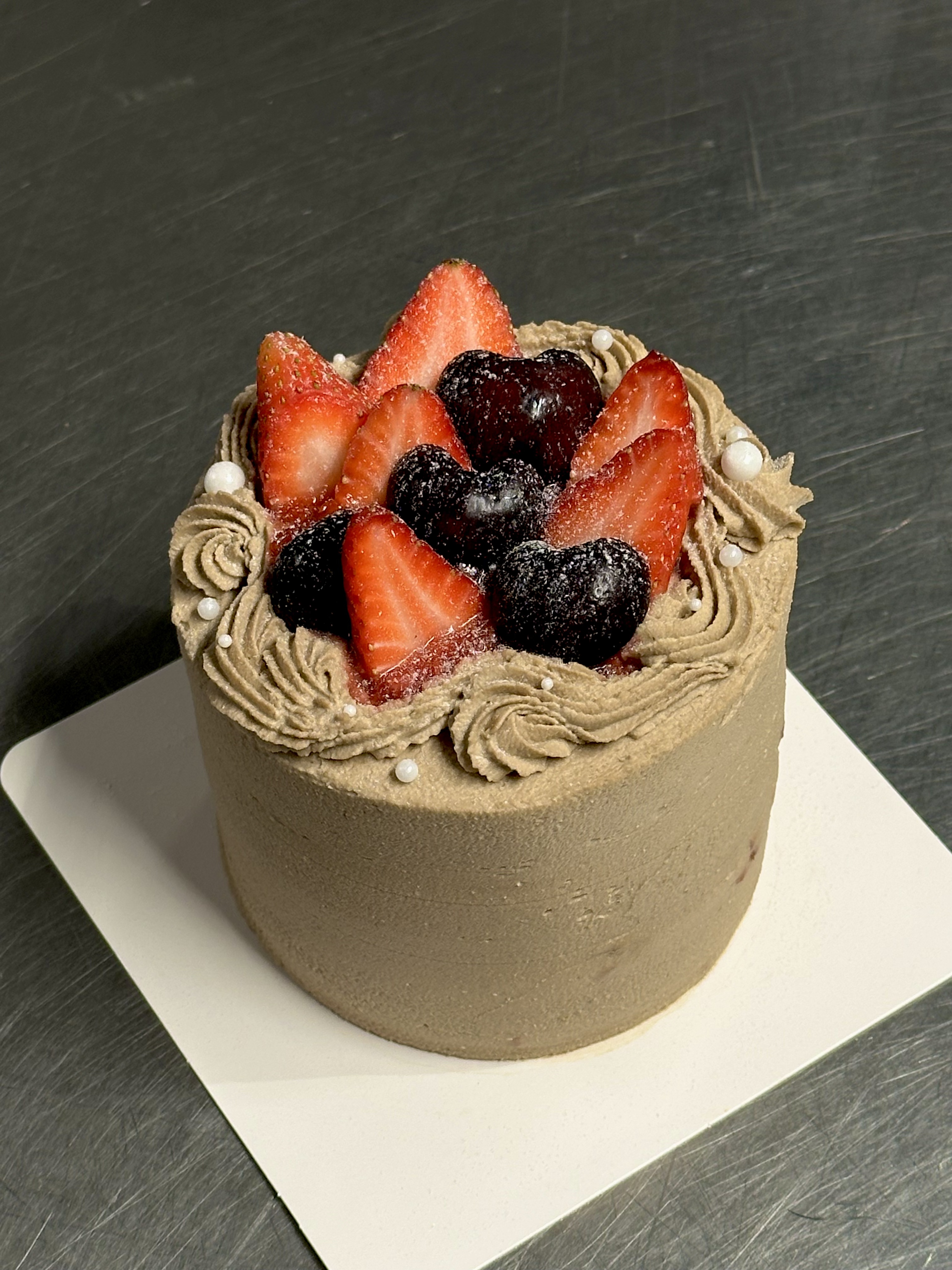 Mixed flavour custom cake