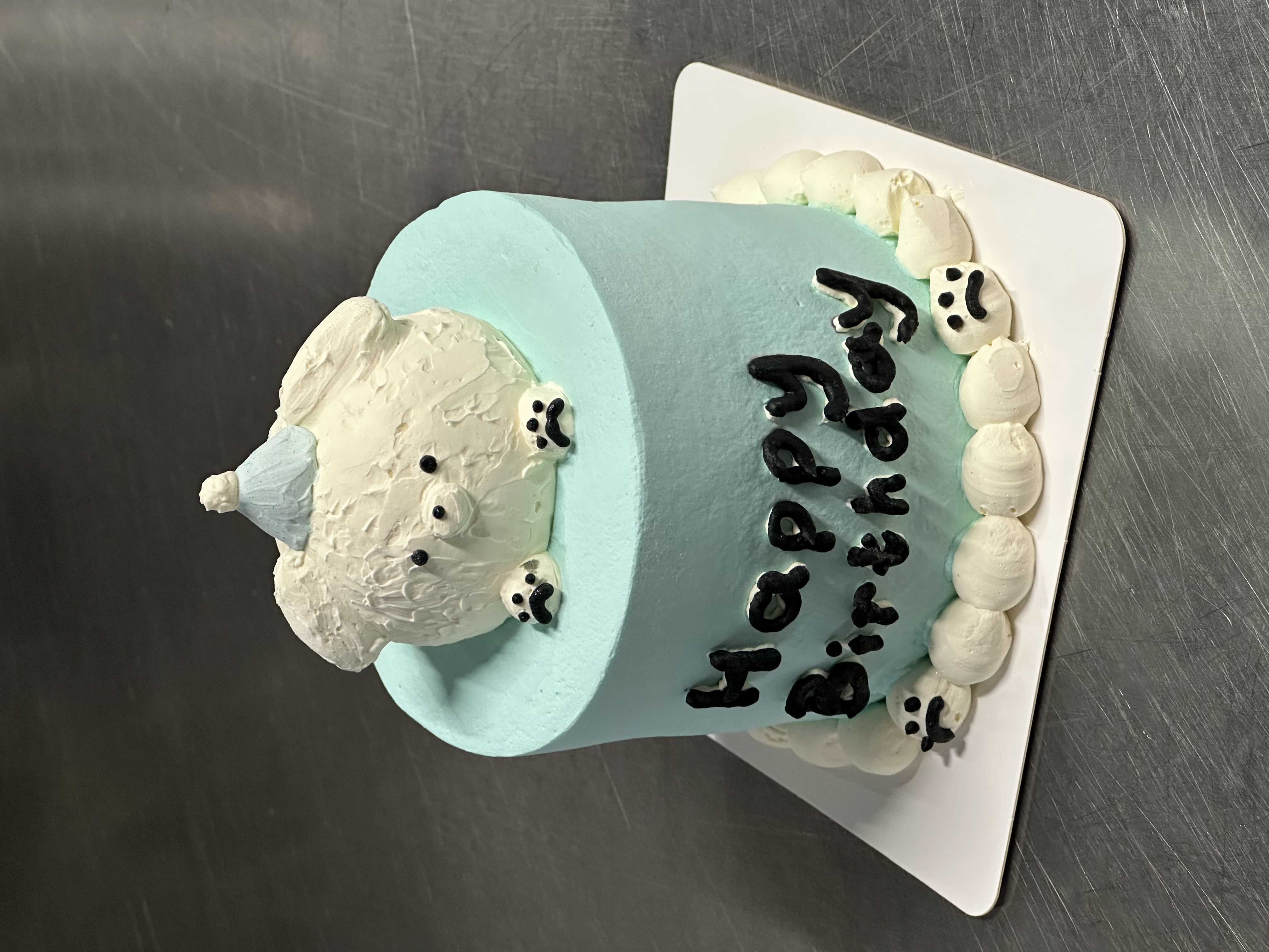 Thai tea custom cake